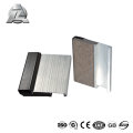 profil de seuil d&#39;extrusion en aluminium sur mesure noir